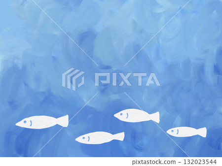 有遊動的魚的背景材料 132023544