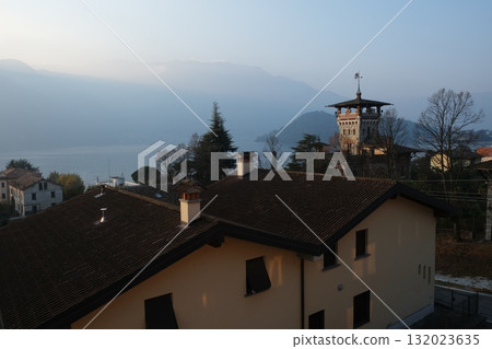 Epic Como lake view in November Epic Como lake view in November 132023635
