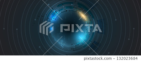 Abstract scientific circuit technology concept board background Abstract scientific circuit technology concept board background 132023684