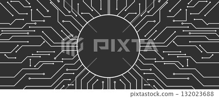 Abstract scientific circuit technology concept board background Abstract scientific circuit technology concept board background 132023688