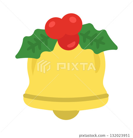 Christmas bell illustration Christmas bell illustration 132023951