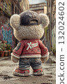 Street style teddy bear character 132024602