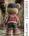 Street style teddy bear character 132024603