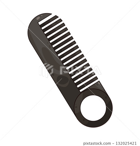 illustration of Beard Comb illustration of Beard Comb 132025421