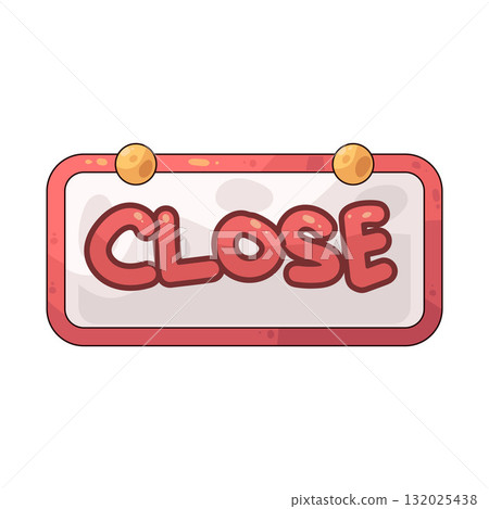 illustration of Close Sign illustration of Close Sign 132025438