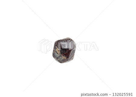 garnet mineral stone macro on white background 132025591