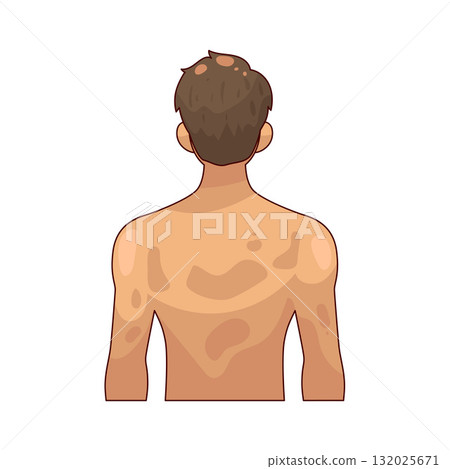 illustration of Back illustration of Back 132025671