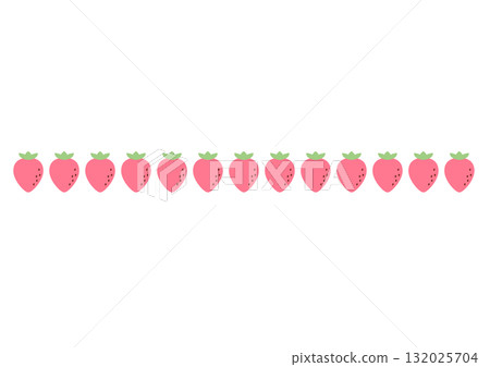 Strawberry line decoration Strawberry line decoration 132025704