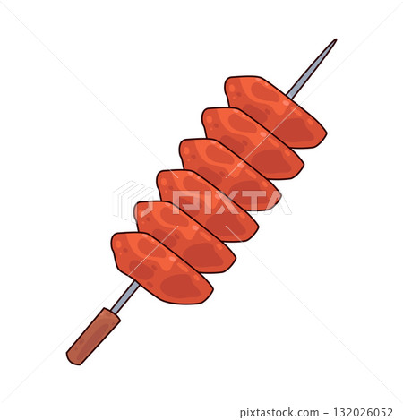 illustration of skewer  132026052