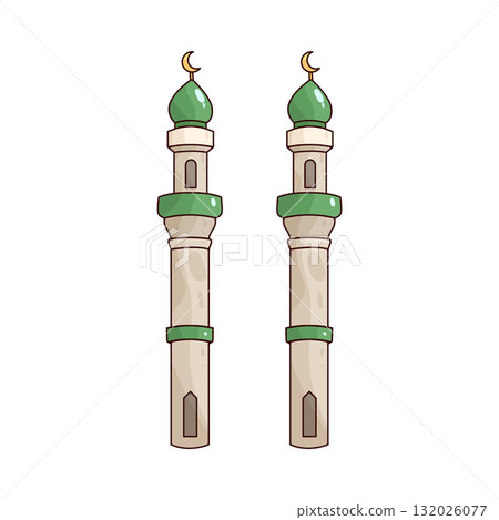 illustration of Minaret 132026077