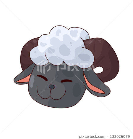illustration of Sheep Head 132026079