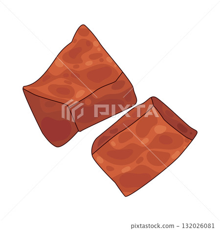 illustration of Cooked Meat 132026081