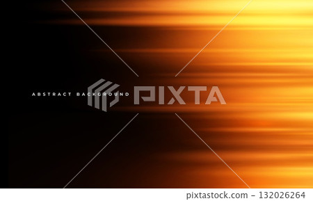 Black and orange modern abstract background with yellow glowing movement and high-speed light effect. Black and orange modern abstract background with yellow glowing movement and high-speed light effect. 132026264