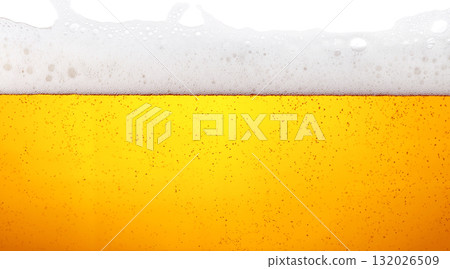 Close up background of beer with bubbles in glass Close up background of beer with bubbles in glass 132026509