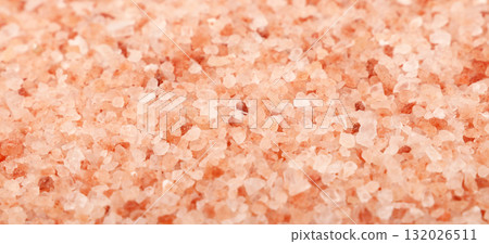 Close up background of pink Himalayan salt 132026511