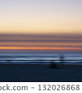 Sunrise over Courant de Huchet in the Landes region offers tranquil beauty 132026868