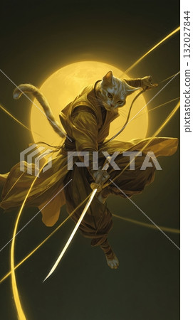 sword, month, moon 132027844