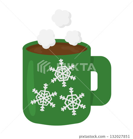 可可雪花熱飲插圖 可可雪花熱飲插圖 132027851