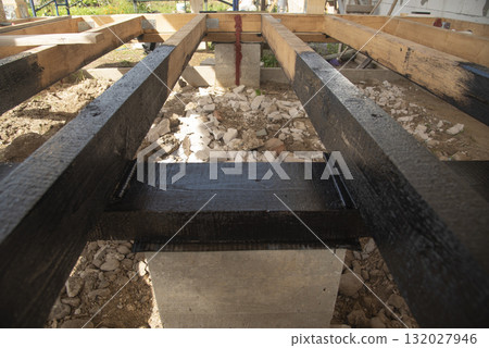 Waterproofing of wooden boards 132027946