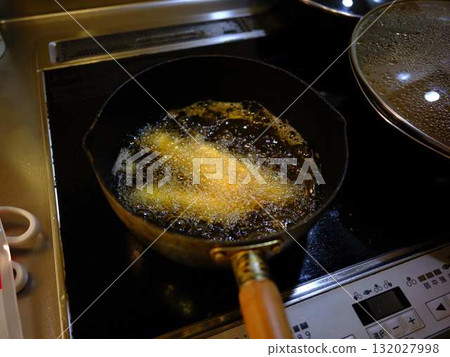 Fried shrimp dish 132027998