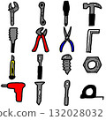 各種工具的插圖集 132028032