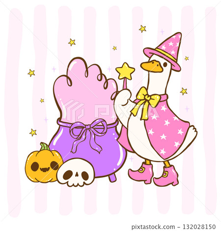Cute Silly Goose Halloween Seamless Pattern Witch Goose Wallpaper Hand Drawn Repeat Background Cute Silly Goose Halloween Seamless Pattern Witch Goose Wallpaper Hand Drawn Repeat Background 132028150