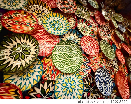 Colorful floral pattern 132028321