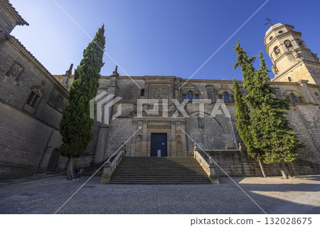 Baeza Cathedral Plaza de Santa Maria historic architecture in Spain 132028675