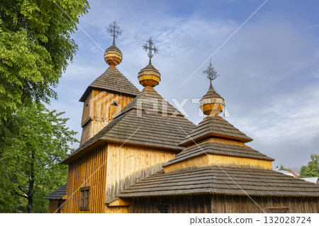 Wooden Greek Catholic church of Saint Michael Archangel, Jedlinka 132028724