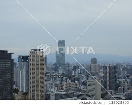 Abeno Harukas and the skyscrapers of Osaka city 132028803