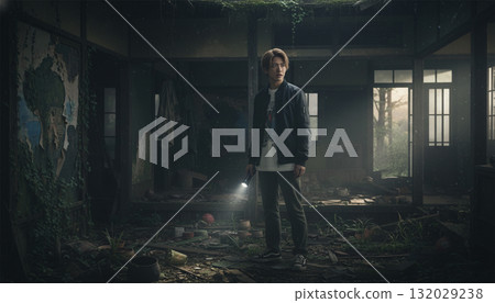 鬧鬼地點廢墟圖片 132029238