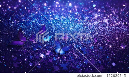 神奇閃耀的太空風格背景素材,16:9 尺寸,AI 生成,紫色 神奇閃耀的太空風格背景素材,16:9 尺寸,AI 生成,紫色 132029545