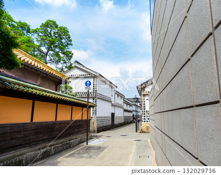 倉敷美觀地區歷史悠久、氛圍濃厚的街道 倉敷美觀地區歷史悠久、氛圍濃厚的街道 132029736