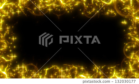 A sparkling gold frame effect that looks like it could be found in pachinko or slot machines. A sparkling gold frame effect that looks like it could be found in pachinko or slot machines. 132030177