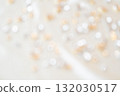 White and gold glitter blur background 132030517