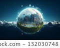 Ecological concepts for future and preservation of our planet AI Generation 132030748