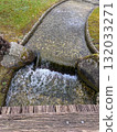 A Serene Stream Flowing Gently Through the Beautiful and Peaceful Pathway of Natures Wonder 132033271
