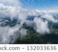 Green field landscape aerial view 132033636
