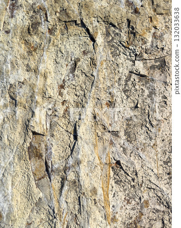 Corrosion on brown rock background 132033638