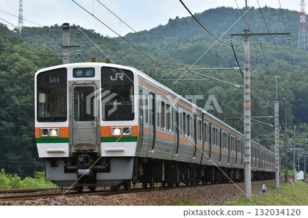 中央西線運行的211系列K17列車 132034120