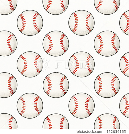 球系列：棒球的清爽圖案背景 132034165