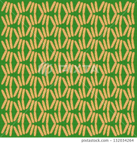 French bread wallpaper illustration 132034264