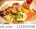 Chicken salad crepe 132034398