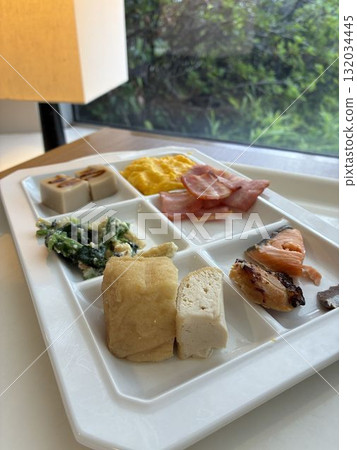 Breakfast at the hotel's buffet Breakfast at the hotel's buffet 132034445