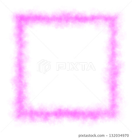 Pink glowing smoky square frame with transparent background for mystical, magical or sci fi themed digital illustrations Pink glowing smoky square frame with transparent background for mystical, magical or sci fi themed digital illustrations 132034970