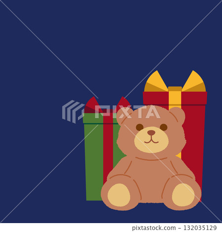 Christmas gift illustration 132035129