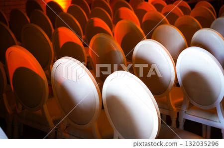 Event hall chairs 132035296