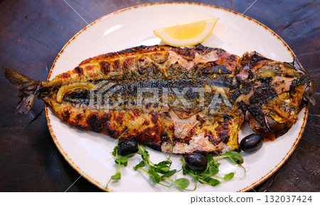 Korean food, Korean food, fish dishes, grilled fish, mackerel, grilled mackerel, grilled mackerel, hairtail, side dishes, food, meal, dinner, sushi, isolated, fresh, plate, delicious, japanese, fish Korean food, Korean food, fish dishes, grilled fish, mackerel, grilled mackerel, grilled mackerel, hairtail, side dishes, food, meal, dinner, sushi, isolated, fresh, plate, delicious, japanese, fish 132037424