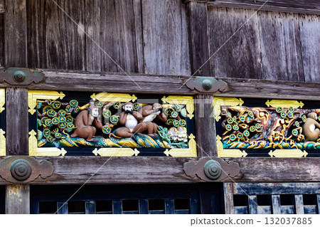 [Tochigi] Nikko Toshogu Shrine: See no evil, hear no evil, speak no evil 132037885