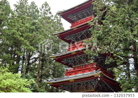 [Tochigi] Nikko Toshogu Shrine Five-Story Pagoda 132037955